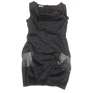 Black Tie-Dye Summer Dress